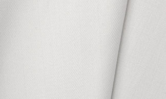 100% puro cotone doppio ritorto twill bianco spigato