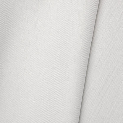 100% puro cotone doppio ritorto twill bianco spigato